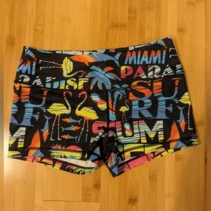 Feed me fight me CrossFit / workout shorts, size small